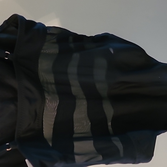 Shade & Shore women's black & sheer swimsuit size Large - Picture 4 of 7